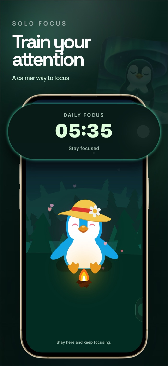 Pengu Focus screen 2