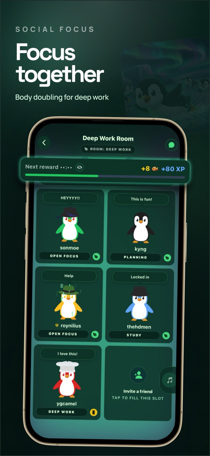 Pengu Focus screen 4