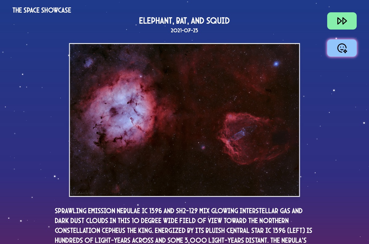 Space Showcase screenshot