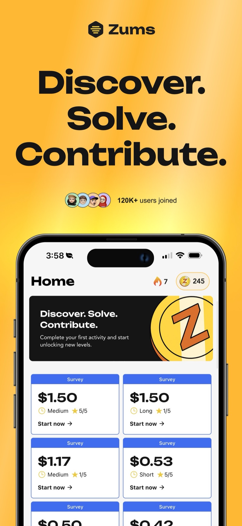 Zums screenshot